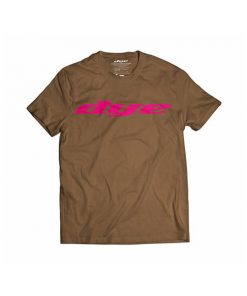 camiseta-t-shirt-dye-logo-brown-pink-paintball-store-paintball-online-paintballonline-loja-de-paintball